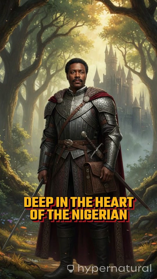 Nigerian Tailor Sewing in the Forest