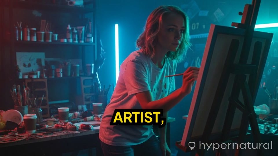 Shadows of Creation: The Artist's Struggle for Authenticity