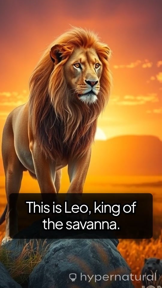 Leo the Majestic Lion: A Tale of Strength and Beauty