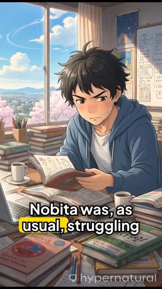 Doraemon Helps Nobita with Homework