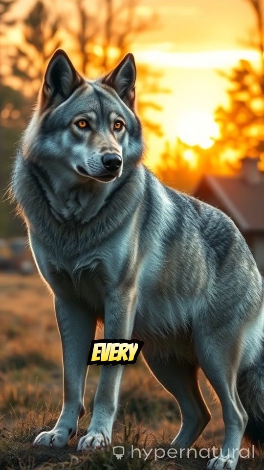 The Old Lady and the Stray Wolf