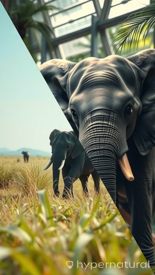 The Brave Baby Elephant