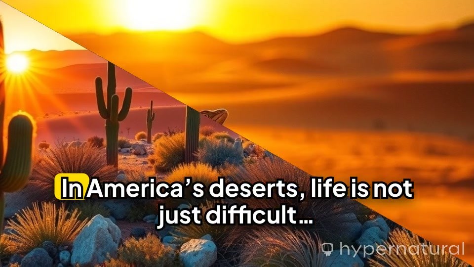 American Desert Wildlife: Masters of Survival