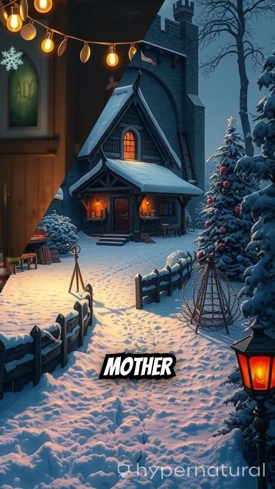 Mother Christmas Delivers Joyful Gifts to Children