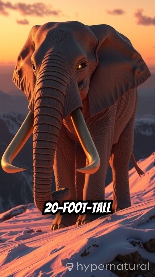 The Majestic White Elephant: A Snowy Struggle