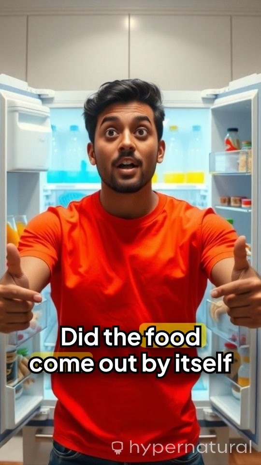 खाना बोलने लगा! 😆🍔