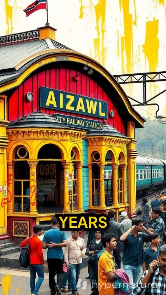 First Train Facility in Aizawl After 75 Years of Independence