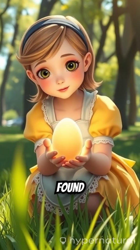 Girl Eating Lava-Filled Egg