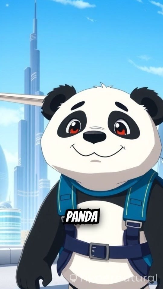 Panda P's Epic Skydiving Adventure in Dubai!