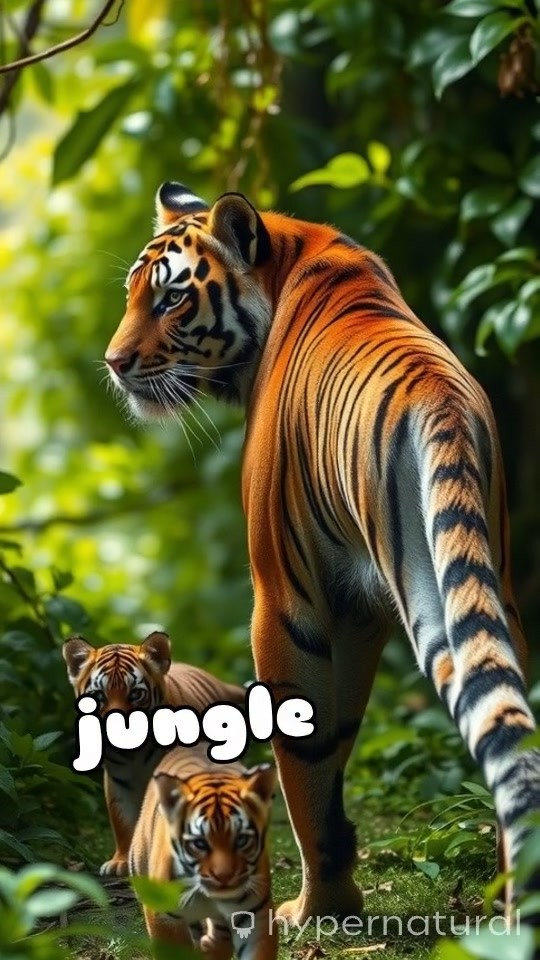 A Mother's Roar: Protecting Her Cubs in the Jungle