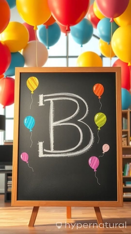 B is for Balloon!