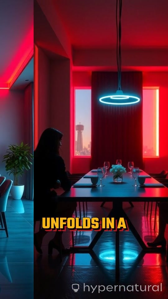 Reflective Solitude: A Modern Dining Experience