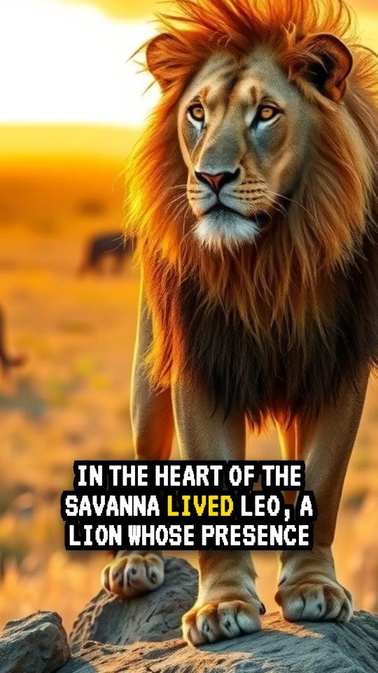 Meet Leo: The Majestic Lion King!