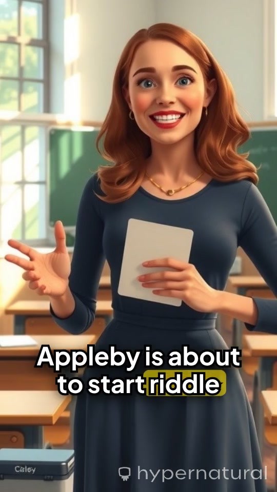 Riddle Time in Ms. Appleby's Classroom