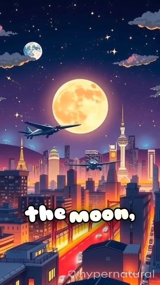 The Moonlit Throb of the City