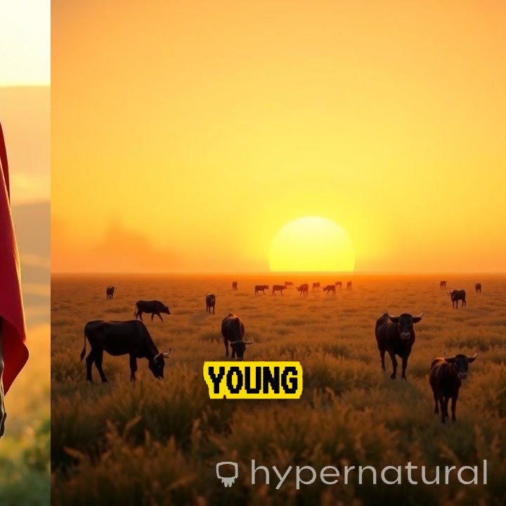 Sunrise Bonds: A Maasai Boy and His Dog