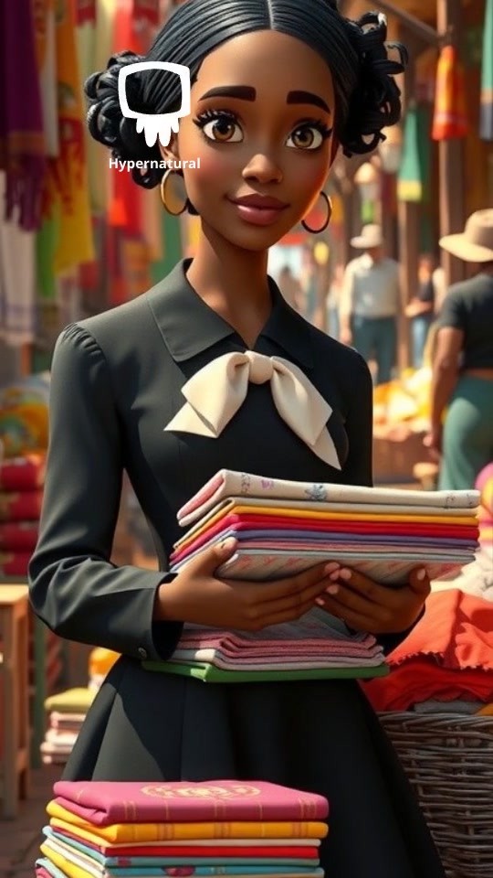 Ama's Generosity at the Marketplace