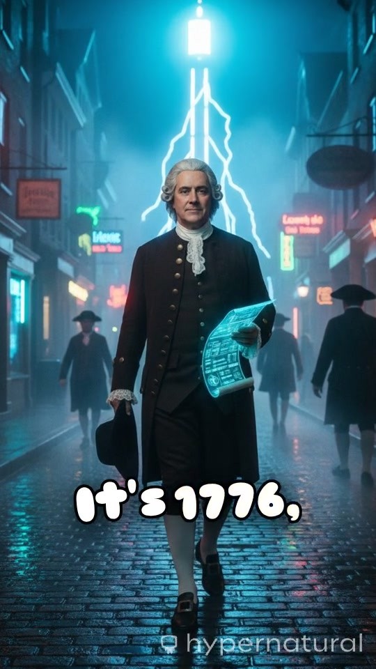 Benjamin Franklin Discovers the Smartphone