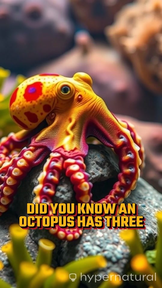 Amazing Octopus Facts: Three Hearts!