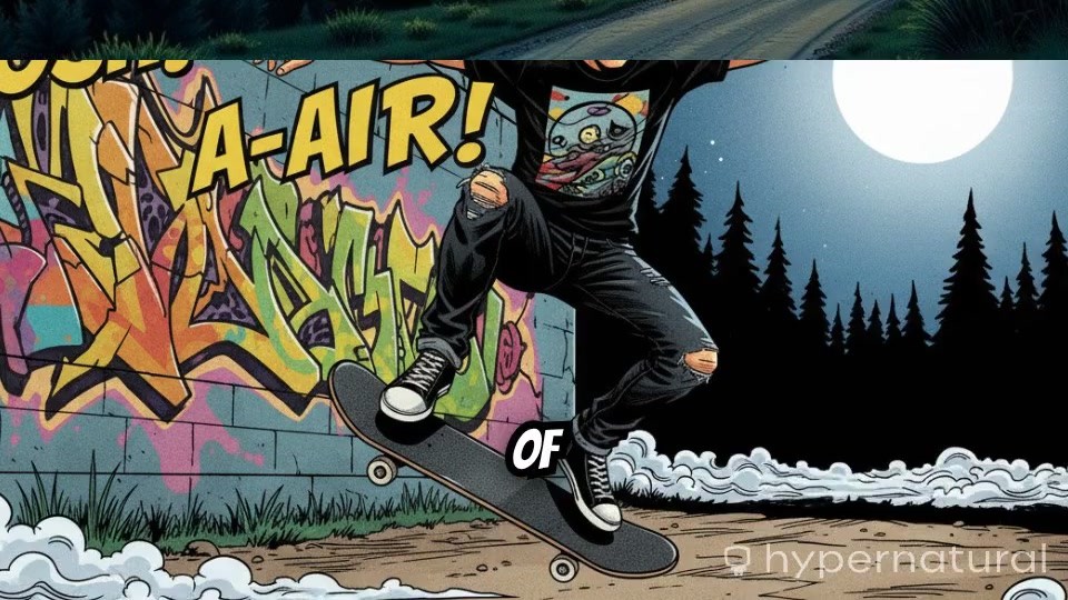 Brandon the Gothic Skateboarder: Cosmic Adventures and Cat People