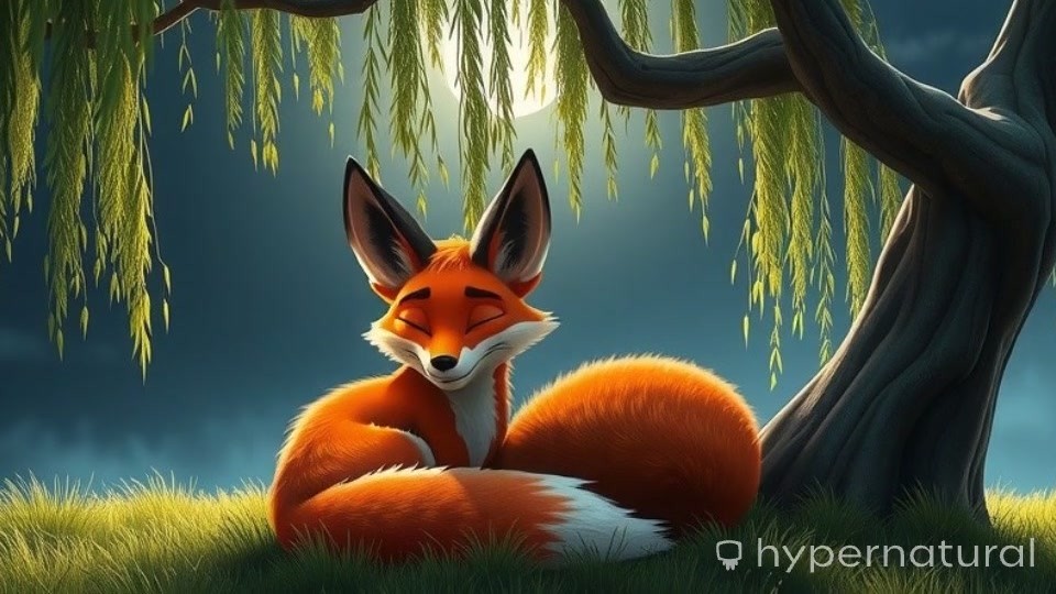 Moonlit Lullaby of the Fox