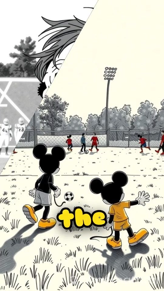 Mickey's Winning Goal in the Final Moments