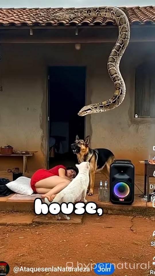 Guardian Vigil: A Tense Encounter with Nature