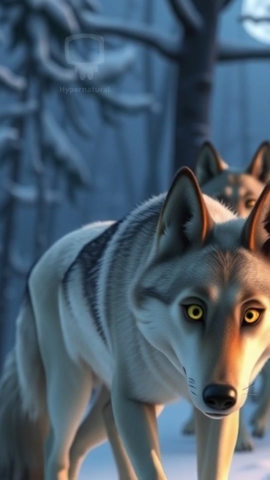 Luna the Wolf: Hunter of the Snowy Forest