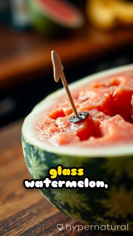 Hyper-Realistic Glass Watermelon Slicing ASMR