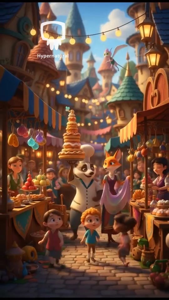 Akara Vendor Sharing with a Small Boy