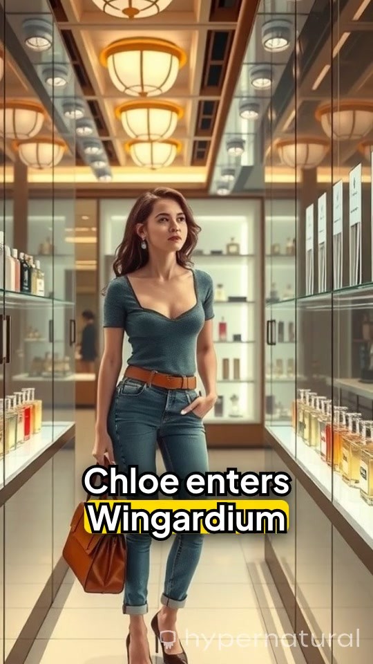 Woman Delighted with Her New Ysl Perfume from Wingardium Glamiosa