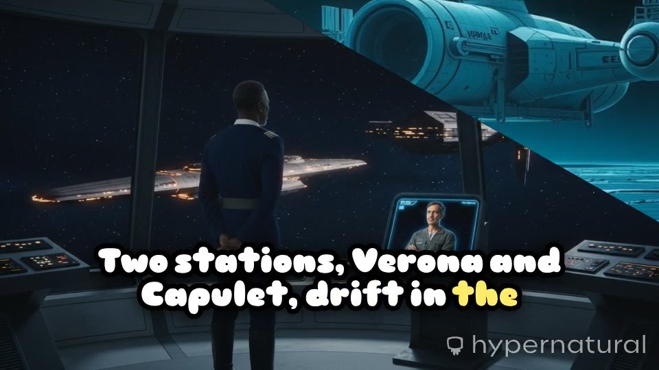Star-Crossed in the Cosmos: A Galactic Tale of Romeo and Juliet