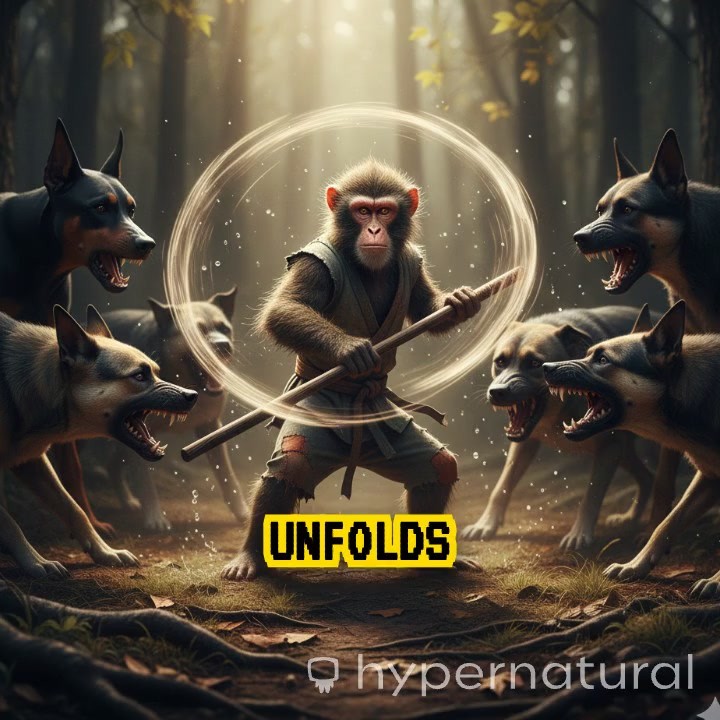 Karate Monkey vs Fierce Dogs: A Cinematic Standoff