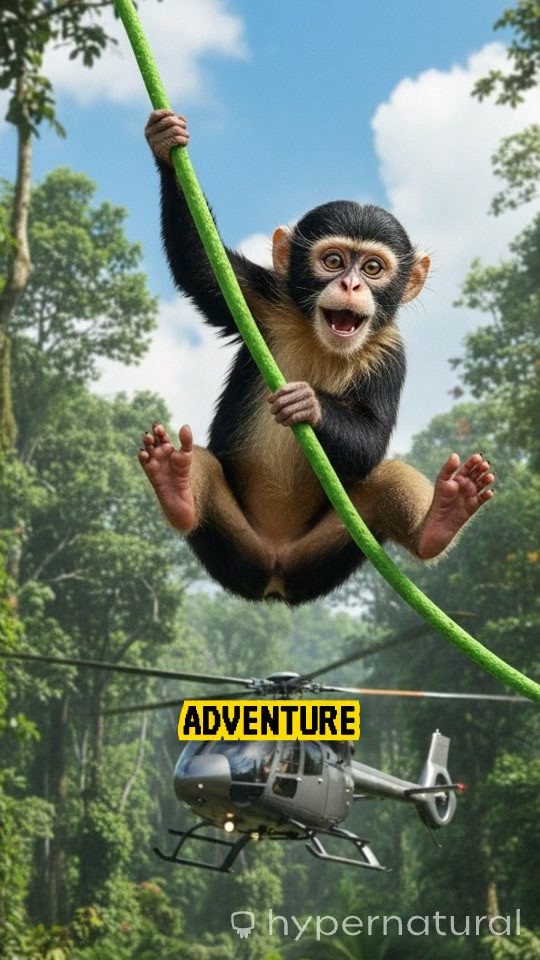 Monkey Parachute Adventure!