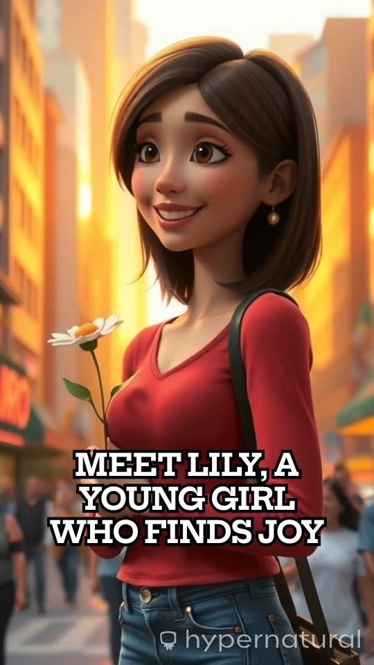 A Young Girl's Joyful City Life