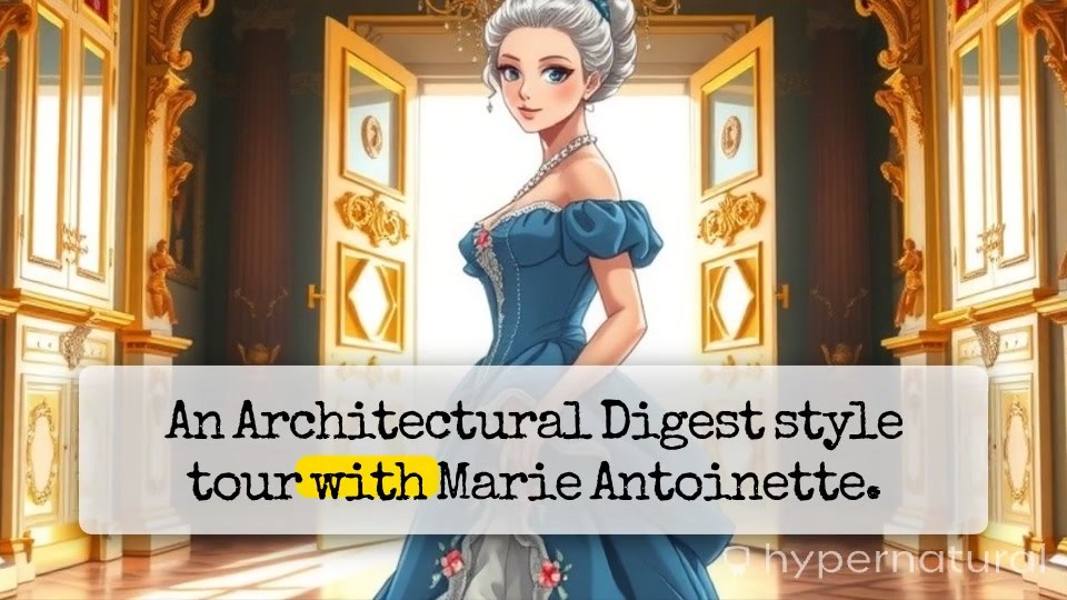 Une Visite Royale: Marie Antoinette à Son Palais