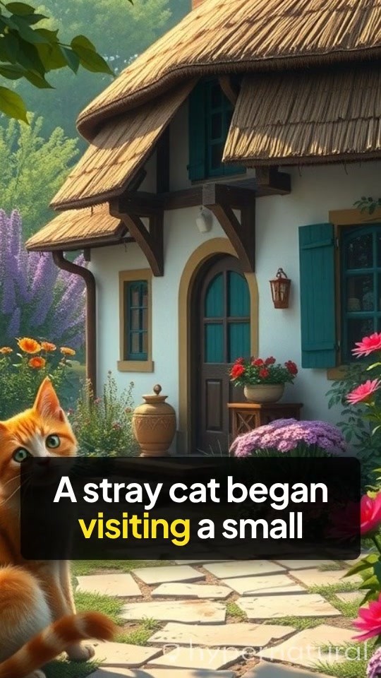 The Stray Cat's Daily Visit