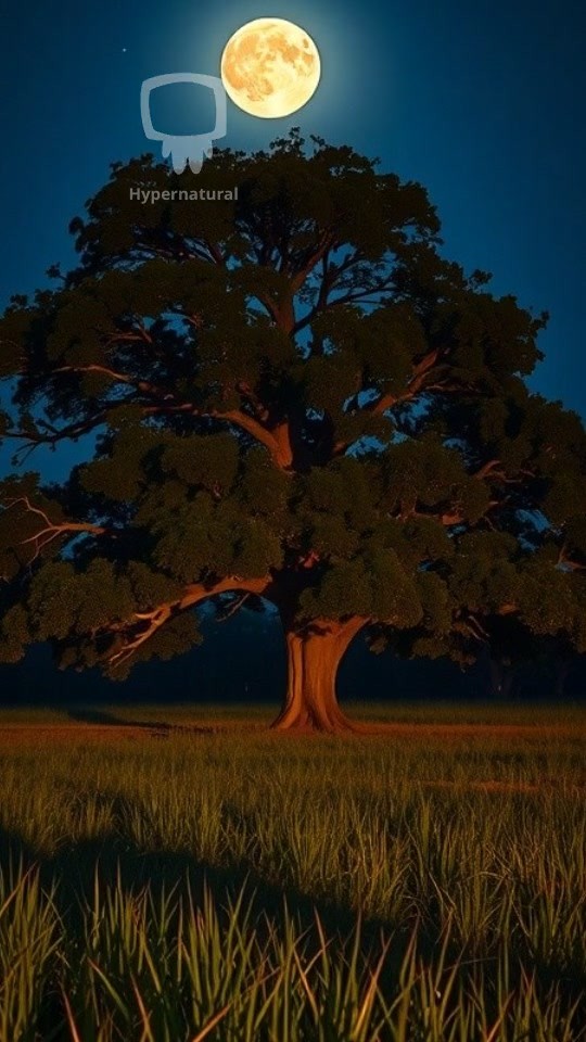 Moonlight Tales Under the Iroko Tree