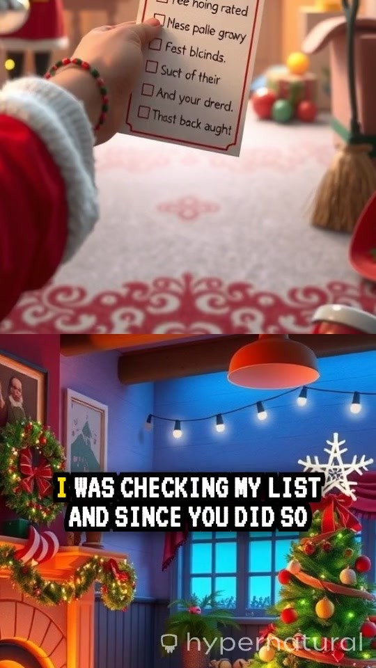 Santa Announces Billy is on the Nice List!