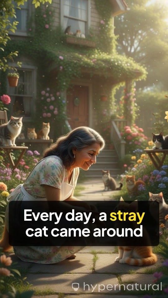 The Old Lady and the Stray Cat