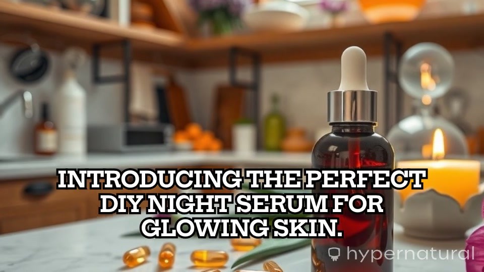 DIY Night Serum for Glowing Skin: A Relaxing Evening Routine