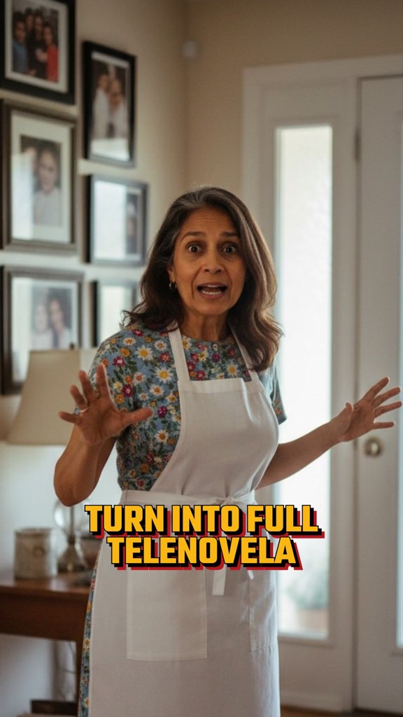 When You Walk in and Your Mexican Mom Becomes a Telenovela Grandma!