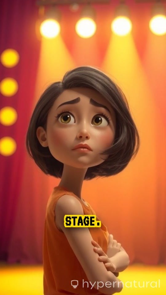 Facing the Stage: Sara's Courageous Performance