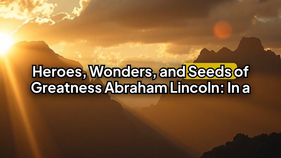 Discovering Greatness: Icons of Courage and Imagination