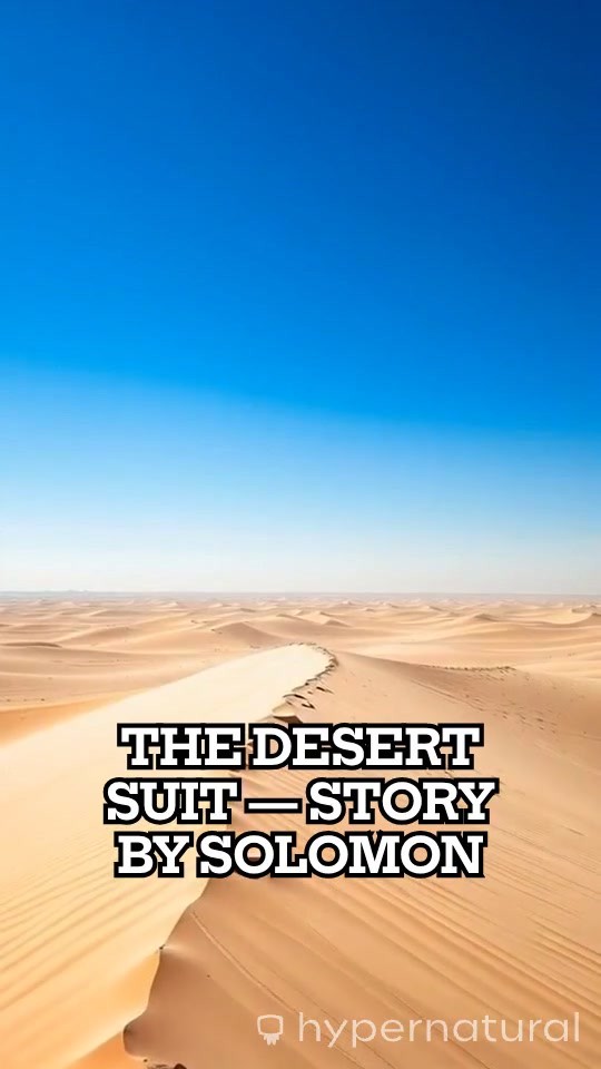 The Desert Suit: Innovating Comfort in the Harsh Heat