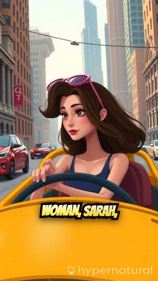 Scottie Ad: Girl Driving in Dubai