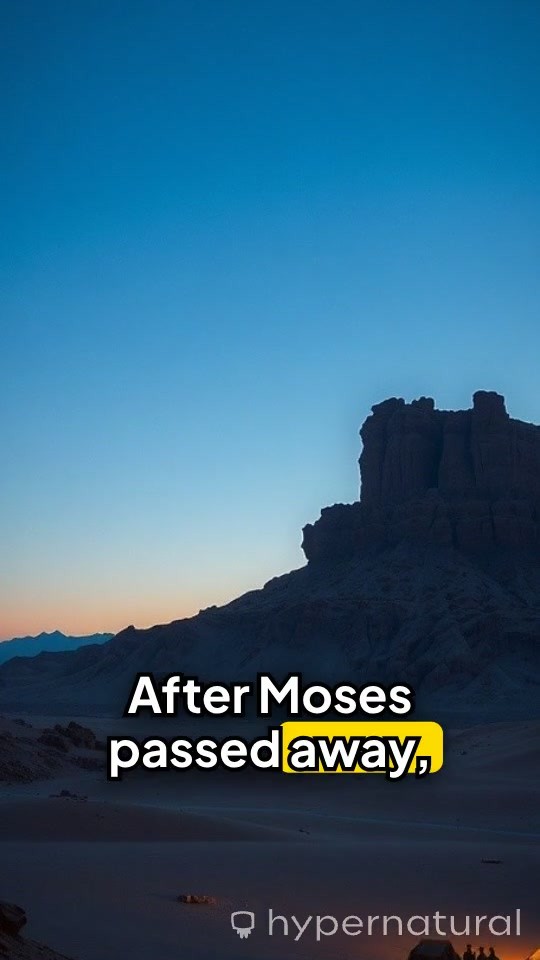 Be Strong and Courageous: God Chooses Joshua!