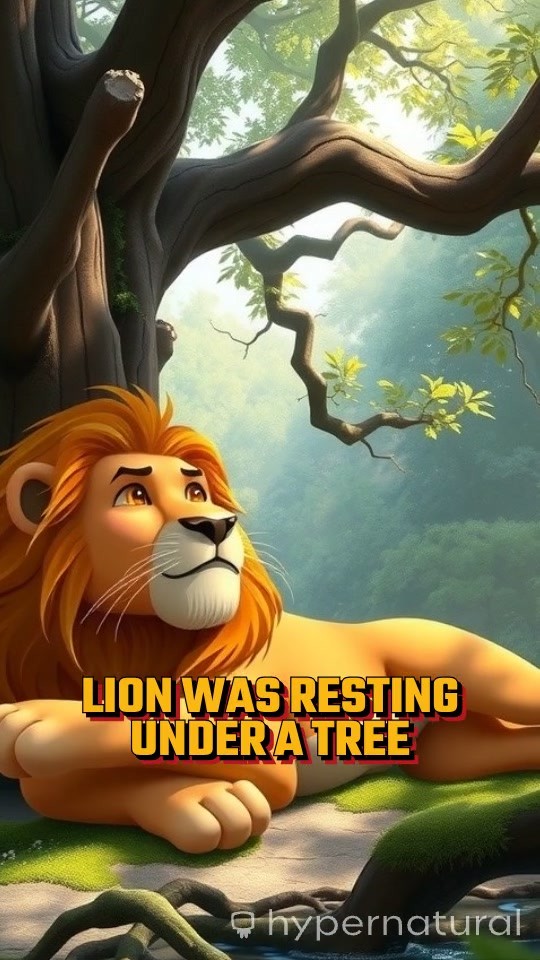 A Lion's Heroic Rescue of a Young Antelope