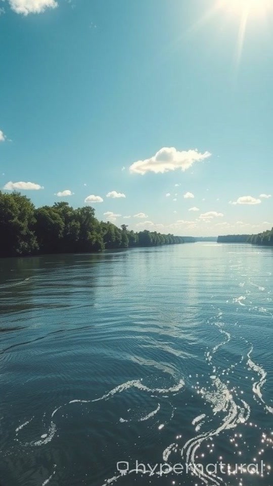 Elephant in a Cup on a River Ride