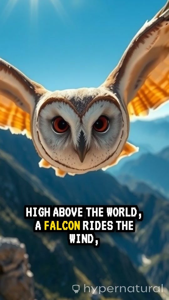 Sky Dive of Folcan to Hunt Pegene